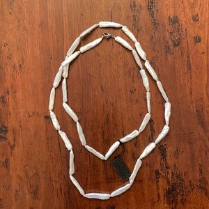 Honora Freshwater Collection Single Strand Bar Style Pearl Necklace, 35”.